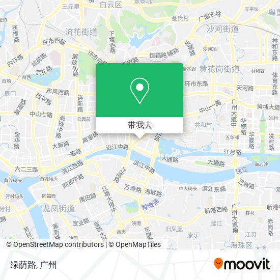 绿荫路地图