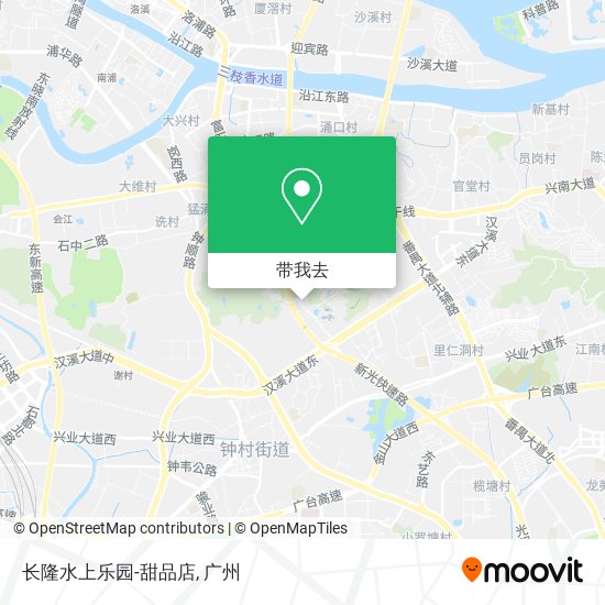 长隆水上乐园-甜品店地图