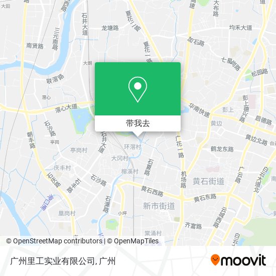 广州里工实业有限公司地图