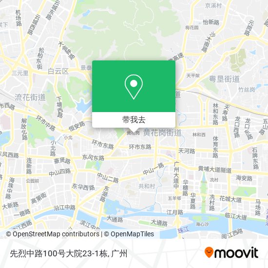 先烈中路100号大院23-1栋地图