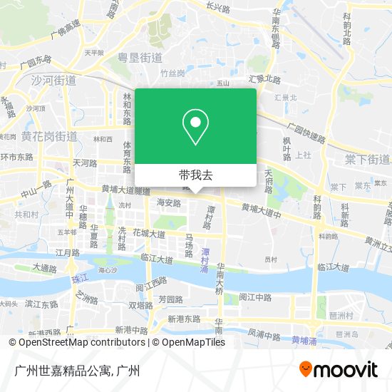 广州世嘉精品公寓地图
