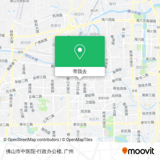 佛山市中医院-行政办公楼地图