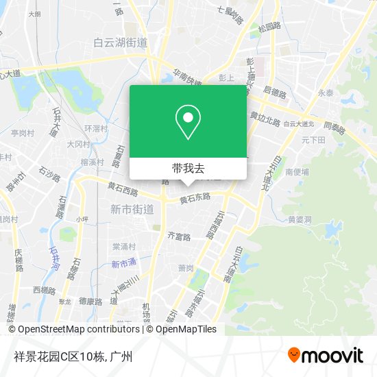 祥景花园C区10栋地图