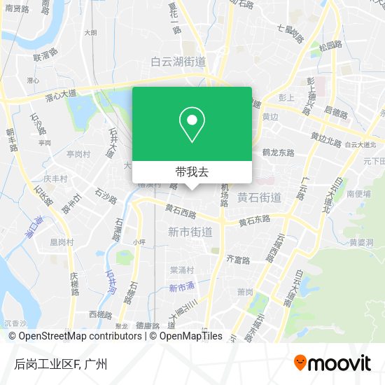 后岗工业区F地图