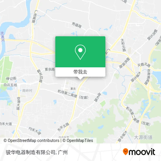 骏华电器制造有限公司地图