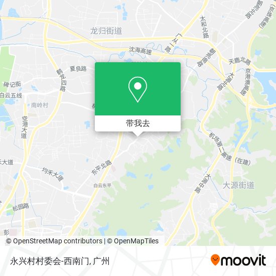 永兴村村委会-西南门地图