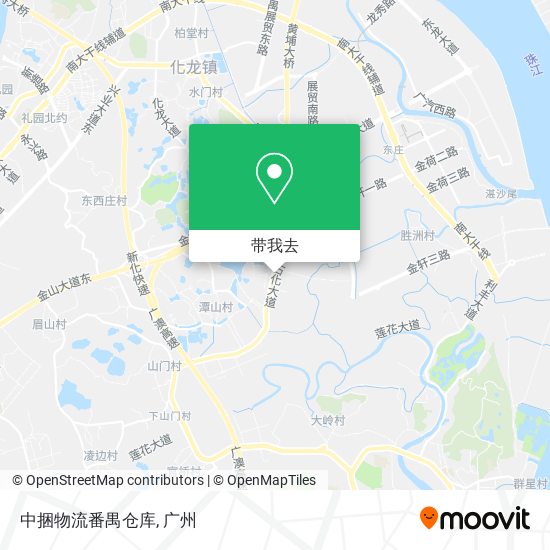 中捆物流番禺仓库地图