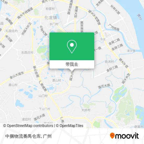 中捆物流番禺仓库地图