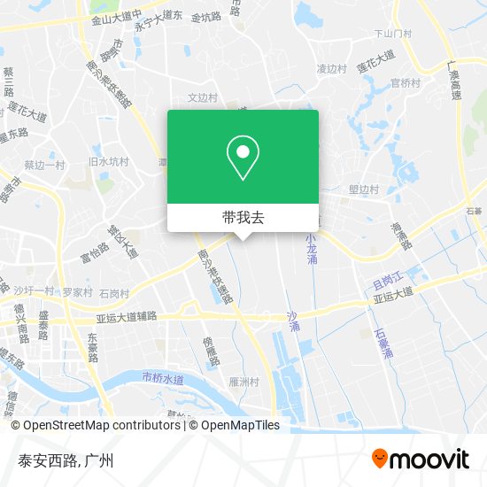 泰安西路地图