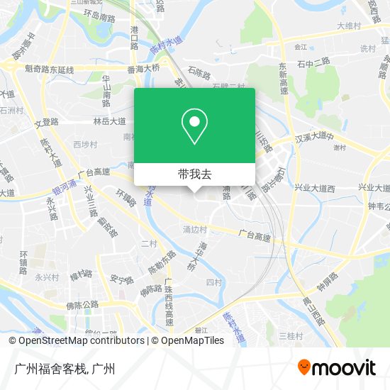 广州福舍客栈地图