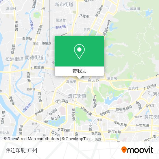 伟连印刷地图