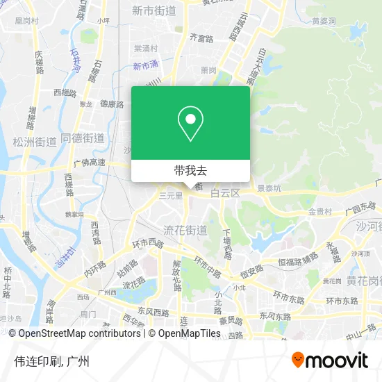 伟连印刷地图