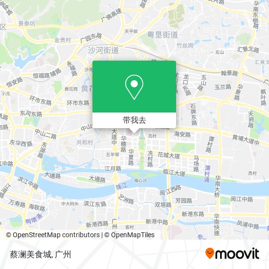 蔡澜美食城地图