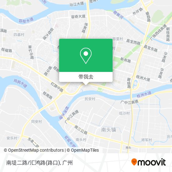 南堤二路/汇鸿路(路口)地图