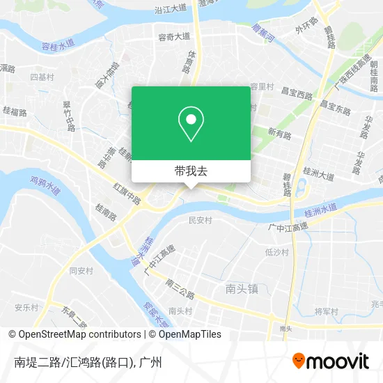 南堤二路/汇鸿路(路口)地图