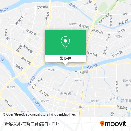 新容东路/南堤二路(路口)地图