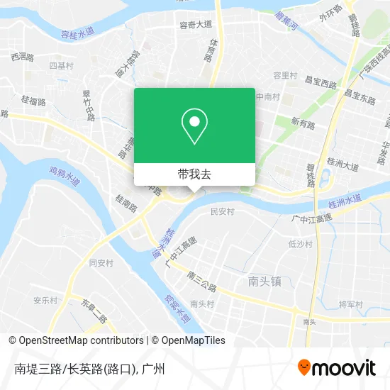 南堤三路/长英路(路口)地图
