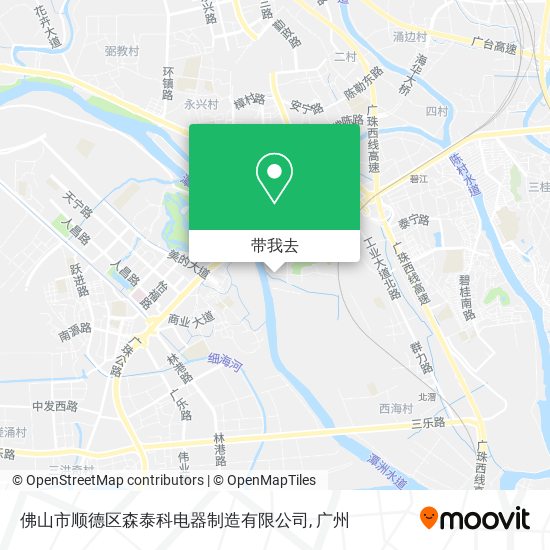 佛山市顺德区森泰科电器制造有限公司地图