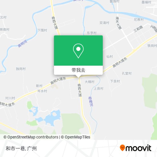 和市一巷地图