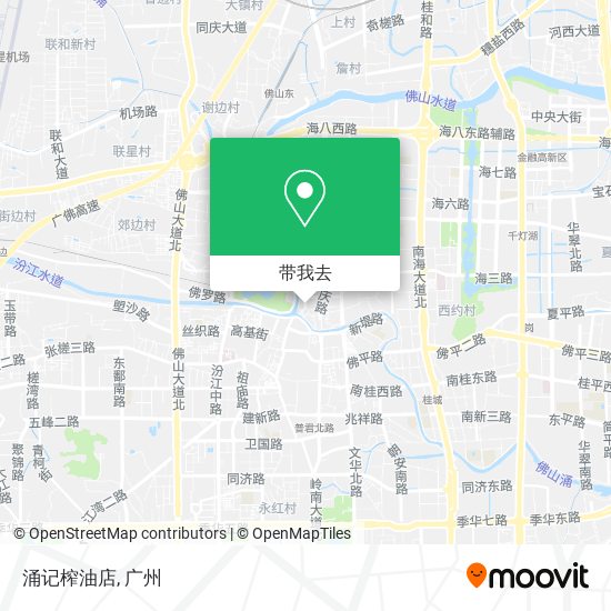 涌记榨油店地图