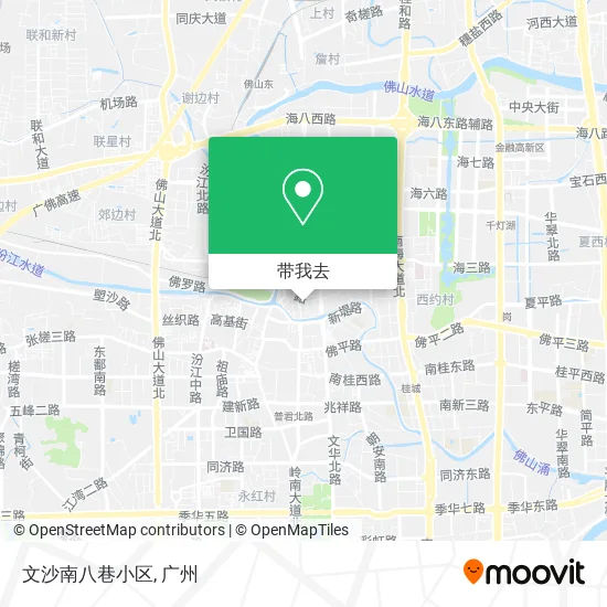 文沙南八巷小区地图