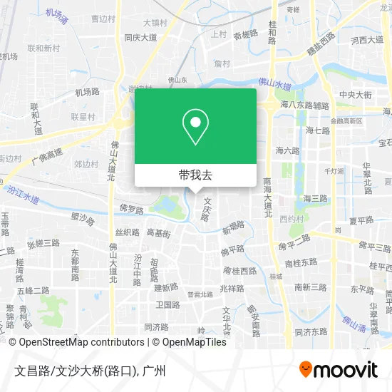 文昌路/文沙大桥(路口)地图