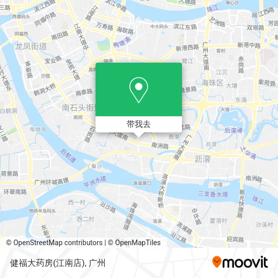 健福大药房(江南店)地图