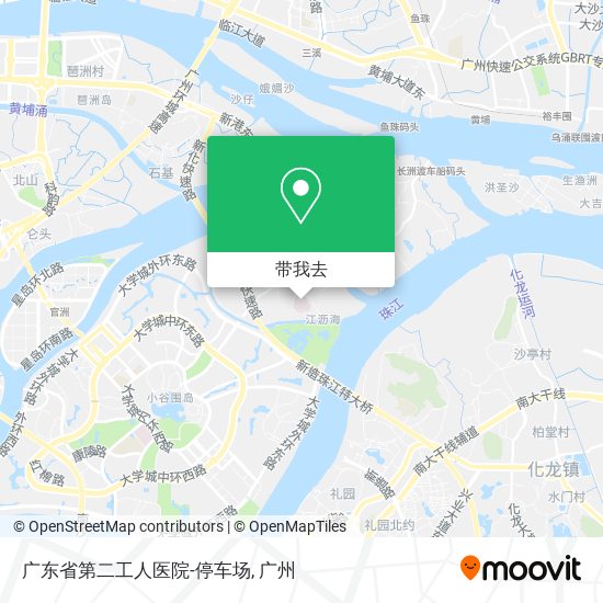 广东省第二工人医院-停车场地图