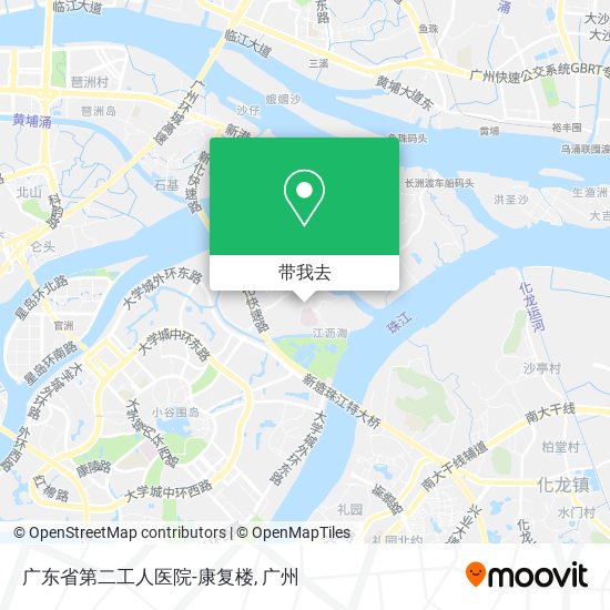 广东省第二工人医院-康复楼地图