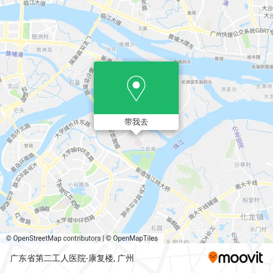 广东省第二工人医院-康复楼地图