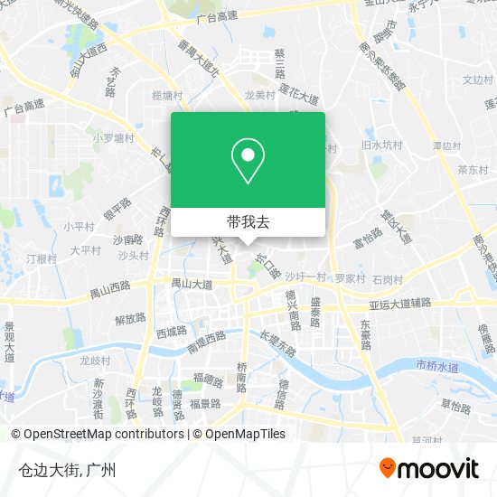 仓边大街地图