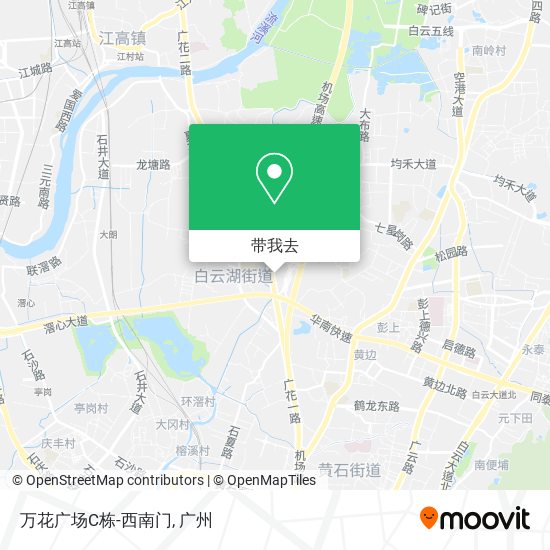 万花广场C栋-西南门地图