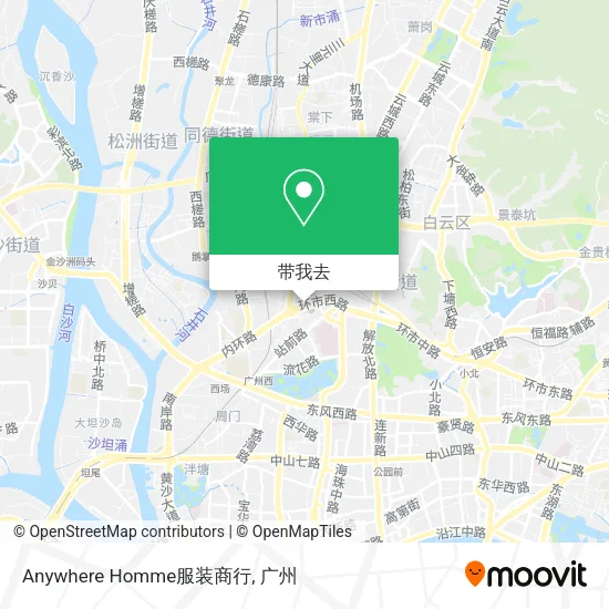 Anywhere Homme服装商行地图