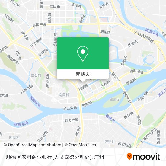 顺德区农村商业银行(大良嘉盈分理处)地图