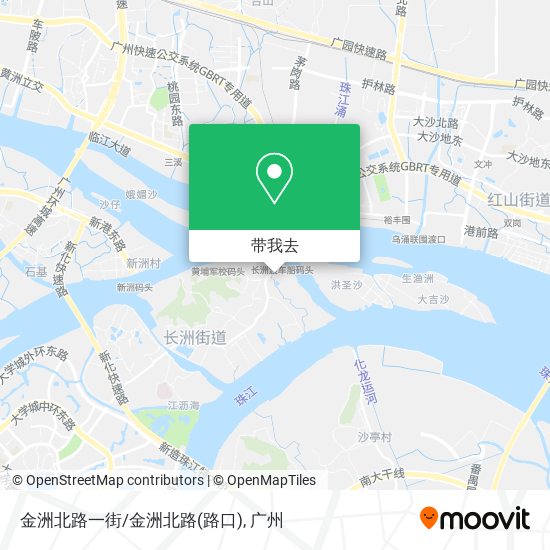 金洲北路一街/金洲北路(路口)地图