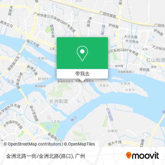 金洲北路一街/金洲北路(路口)地图