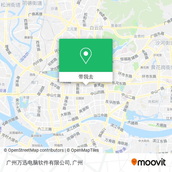 广州万迅电脑软件有限公司地图