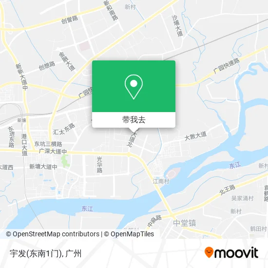宇发(东南1门)地图