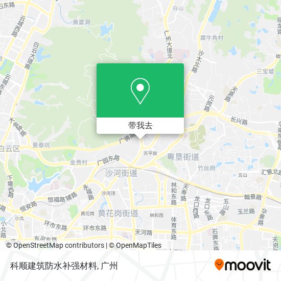 科顺建筑防水补强材料地图