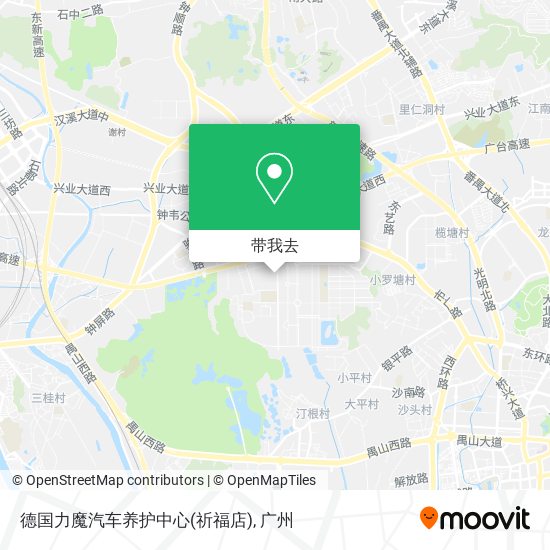 德国力魔汽车养护中心(祈福店)地图