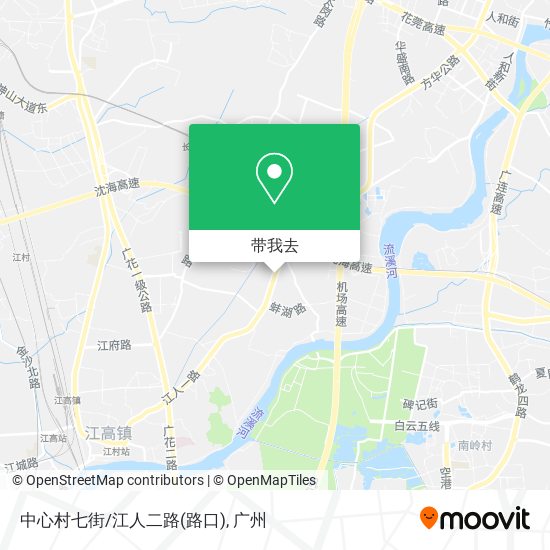 中心村七街/江人二路(路口)地图