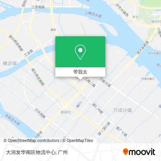 大润发华南区物流中心地图