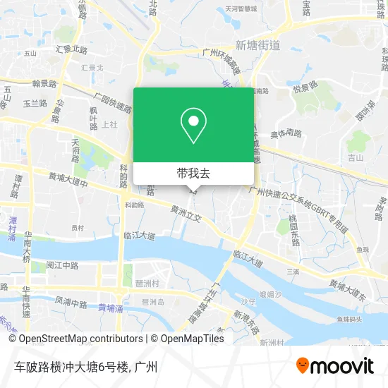 车陂路横冲大塘6号楼地图