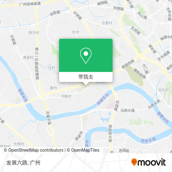 发展六路地图