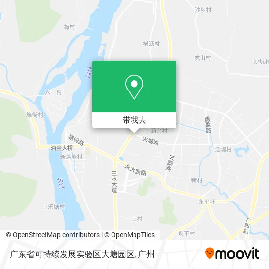 广东省可持续发展实验区大塘园区地图