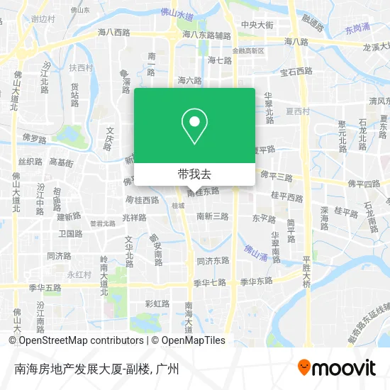南海房地产发展大厦-副楼地图