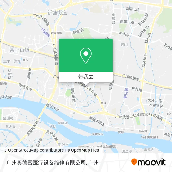 广州奥德富医疗设备维修有限公司地图