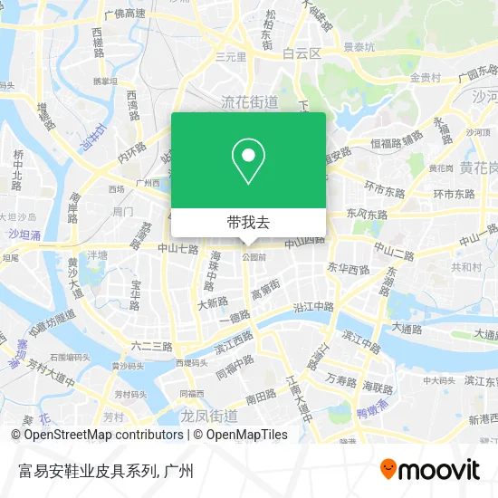 富易安鞋业皮具系列地图