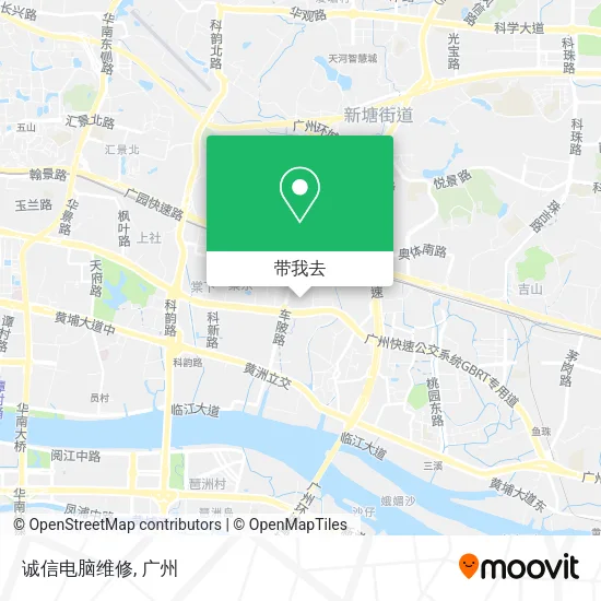 诚信电脑维修地图