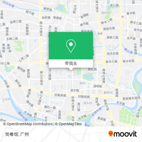 简餐馆地图